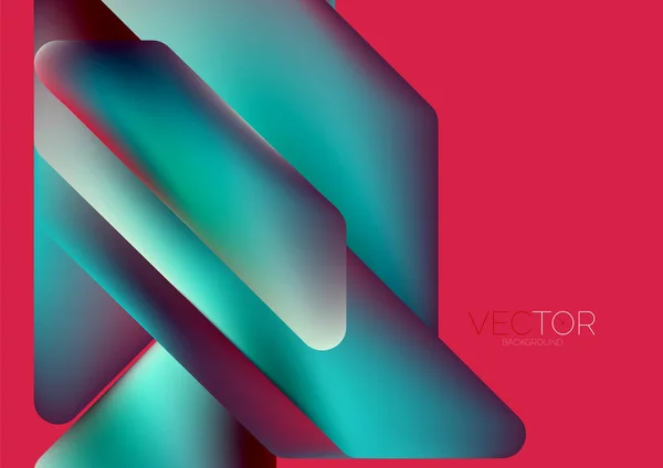 Tech Minimal Geometric Wallpaper Creative Abstract Background Vector Illustration Wallpaper — Vetor de Stock