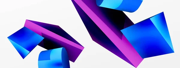 Vector Abstract Background Shapes Triangle Cylinder Trendy Techno Business Template — Stockvektor