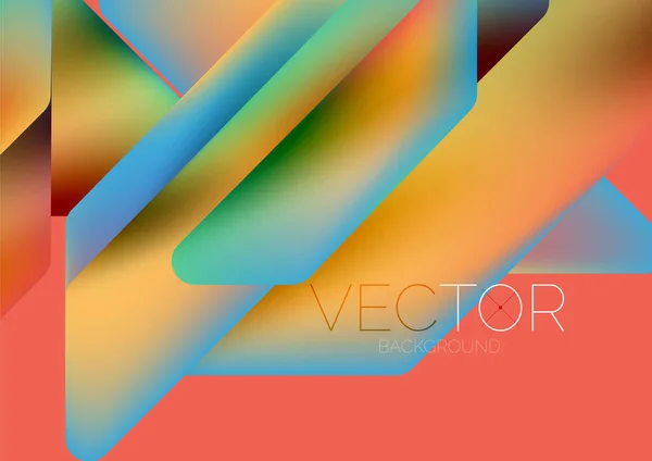 Tech Minimal Geometric Wallpaper Creative Abstract Background Vector Illustration Wallpaper — Image vectorielle