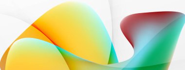 Fluid color abstract background. Liquid gradients, wave pattern. Trendy techno business template for wallpaper, banner, background or landing