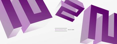 3d line geometric creative abstract background. Trendy techno business template for wallpaper, banner, background or landing