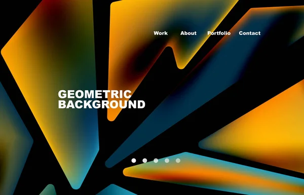 Broken Pieces Abstract Background Trendy Background Your Landing Page Design — Vettoriale Stock