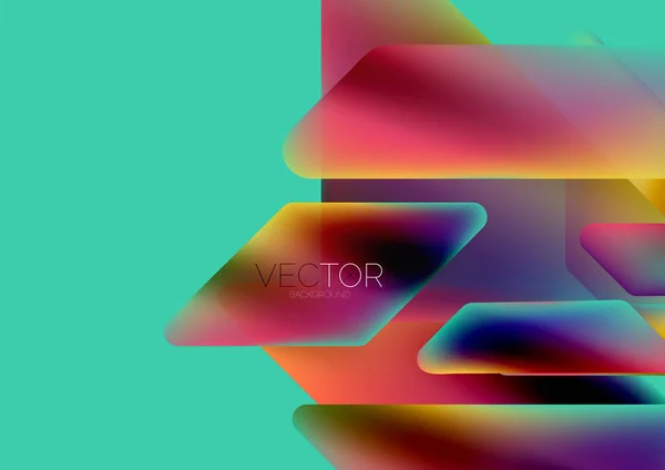 Tech Minimal Geometric Wallpaper Creative Abstract Background Vector Illustration Wallpaper — Vetor de Stock