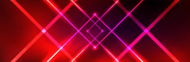 Neon parlayan sıvı dalga çizgileri, sihirli enerji uzay ışığı konsepti. Duvar kağıdı, afiş, arkaplan, broşür, katalog, kapak, broşür