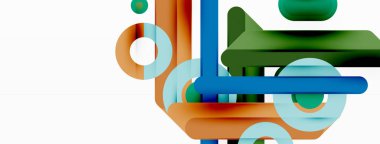 Yaratıcı geometrik duvar kağıdı. Küçük çizgiler ve çember arkaplanı