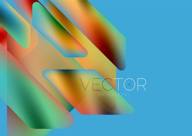 Tech minimal geometric wallpaper. Creative abstract background. Vector illustration for wallpaper banner background or landing page