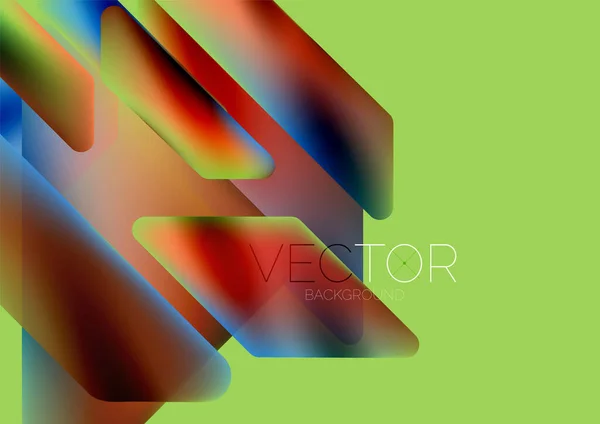 Tech Minimal Geometric Wallpaper Creative Abstract Background Vector Illustration Wallpaper — Vetor de Stock