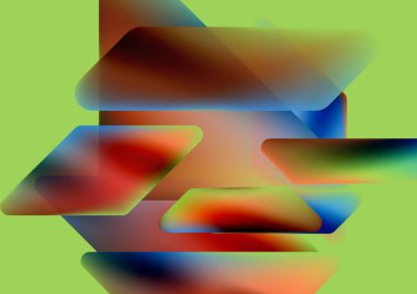 Tech minimal geometric wallpaper. Creative abstract background. Vector illustration for wallpaper banner background or landing page