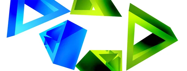 Dreieck Abstrakter Hintergrund Vektor Grundlegende Formtechnologie Oder Zusammensetzung Des Geschäftskonzepts — Stockvektor