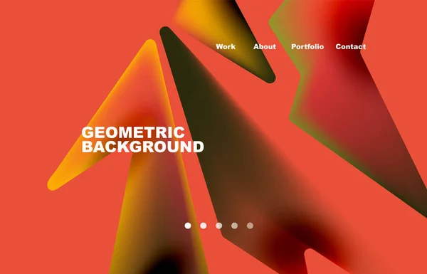 Broken Pieces Abstract Background Trendy Background Your Landing Page Design — Archivo Imágenes Vectoriales