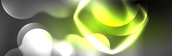 Μαγικό Νέον Λαμπερό Φως Αφηρημένο Φόντο Ταπετσαρία Σχεδιασμό Διανυσματική Απεικόνιση — Διανυσματικό Αρχείο