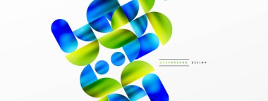 Geometrik arkaplanı çember yapın. Metalik renkli, parlak daireler ve yuvarlak şekiller. Duvar Kağıdı, Sancak, Arkaplan, Kart, Kitap İllüstrasyonu, İniş Sayfası