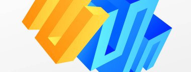 Abstract line background. Trendy techno business template for wallpaper, banner, background or landing