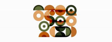 Temiz bir çember arka planı. Duvar kağıdı, pankart, arkaplan veya iniş için renkli şablon