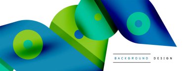 Yaratıcı parlak geometrik duvar kağıdı. Asgari soyut arkaplan. Daire çizgileri, duvar kağıdı arkaplanı veya iniş sayfası için kompozisyon vektör ilüstrasyonunu şekillendirir