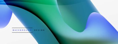 Soyut arkaplan. Duvar kağıdı, pankart, arkaplan veya iniş için akışkan renk dalgası şablonu