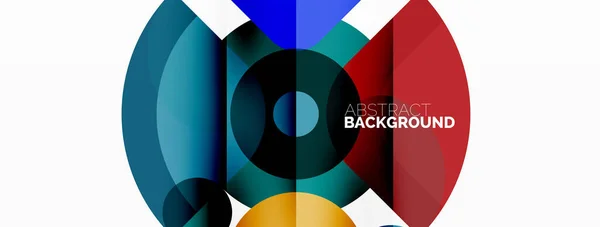 Colorful Geometric Pattern Minimal Abstract Background Wallpaper Banner Presentation — Διανυσματικό Αρχείο