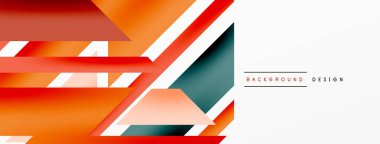 Minimum geometrik soyut arkaplan. Dinamik 3D çizgi kompozisyonu. Duvar kağıdı, afiş, arkaplan veya iniş için moda tekno iş şablonu