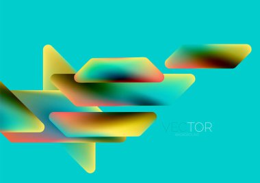 Tech minimal geometric wallpaper. Creative abstract background. Vector illustration for wallpaper banner background or landing page
