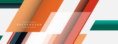 Geçmişi. Geometrik köşegen şekiller ve çizgiler soyut bileşim. Duvar kağıdı afişi veya iniş sayfası için vektör illüstrasyonu