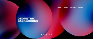 Akışkan şekiller vektör soyut arkaplanı