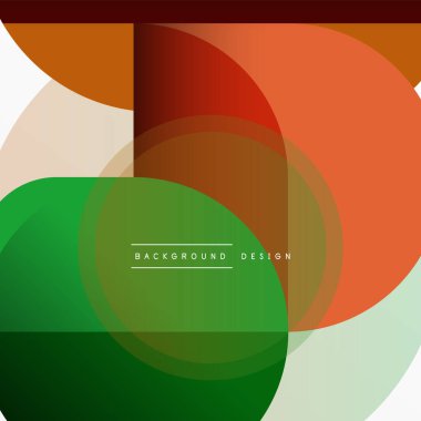 Yaratıcı geometrik duvar kağıdı. Asgari çember üçgen ve kare çizgi soyut arkaplan. Duvar kağıdı afişi veya iniş sayfası için vektör illüstrasyonu