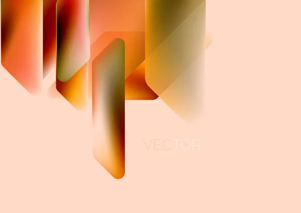 Tech Minimal Geometric Wallpaper Creative Abstract Background Vector Illustration Wallpaper — Vetor de Stock