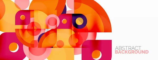 Colorful Geometric Pattern Minimal Abstract Background Wallpaper Banner Presentation — Image vectorielle