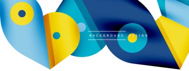 Minimum geometrik duvar kağıdı. Yaratıcı soyut arka plan. Duvar kağıdı arkaplanı ya da iniş sayfası için basit çizgiler ve daire kompozisyon vektör illüstrasyonu