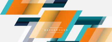 Geçmişi. Geometrik köşegen şekiller ve çizgiler soyut bileşim. Duvar kağıdı afişi veya iniş sayfası için vektör illüstrasyonu