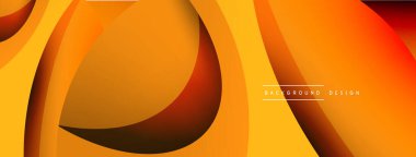 Yaratıcı geometrik duvar kağıdı. Asgari soyut arkaplan. Duvar kağıdı arkaplanı veya iniş sayfası için daire ve dalga kompozisyon vektör çizimi