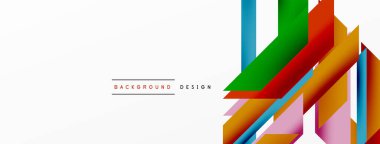 Minimum geometrik soyut arkaplan. Dinamik 3D çizgi kompozisyonu. Duvar kağıdı, afiş, arkaplan veya iniş için moda tekno iş şablonu