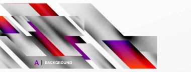 Modern trend minimalist soyut arka plan. Geometrik desen tasarımı, 3 boyutlu ve gölge efektleri. Vektör İllüstrasyonu