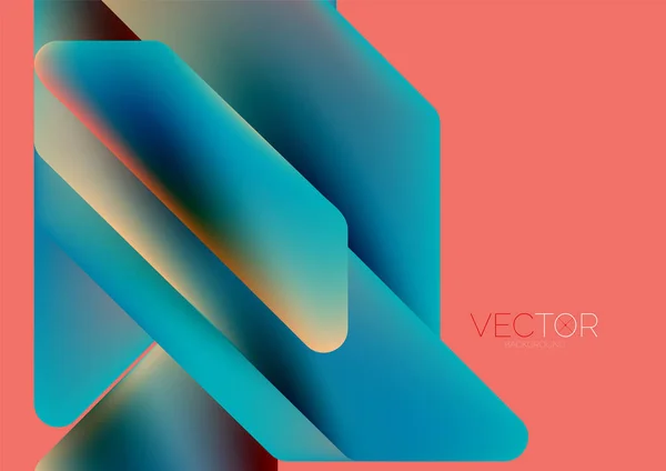 Tech Minimal Geometric Wallpaper Creative Abstract Background Vector Illustration Wallpaper — Stockvektor