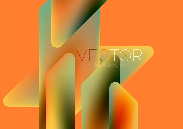 Tech Minimal Geometric Wallpaper Creative Abstract Background Vector Illustration Wallpaper — Vetor de Stock