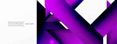 Dinamik 3d geometrik soyut arkaplan. Üçgenler ve diğer basit formlar. Duvar Kağıdı, Sancak, Arkaplan, Kart, Kitap İllüstrasyonu, İniş Sayfası