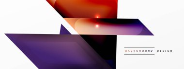 Dinamik 3d geometrik soyut arkaplan. Üçgenler ve diğer basit formlar. Duvar Kağıdı, Sancak, Arkaplan, Kart, Kitap İllüstrasyonu, İniş Sayfası