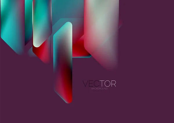 Tech Minimal Geometric Wallpaper Creative Abstract Background Vector Illustration Wallpaper — Vetor de Stock