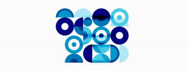 Renkli çember soyut arkaplan. Duvar kağıdı, afiş, sunum, arkaplan şablonu