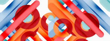 Çizgiler geometrik arkaplan. Çizgiler ve halkalar kompozisyon iş şablonu Duvar kağıdı, afiş, arkaplan veya iniş için