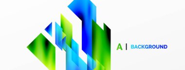 Modern trend minimalist soyut arka plan. Geometrik desen tasarımı, 3 boyutlu ve gölge efektleri. Vektör İllüstrasyonu