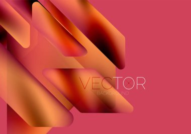Tech minimal geometric wallpaper. Creative abstract background. Vector illustration for wallpaper banner background or landing page