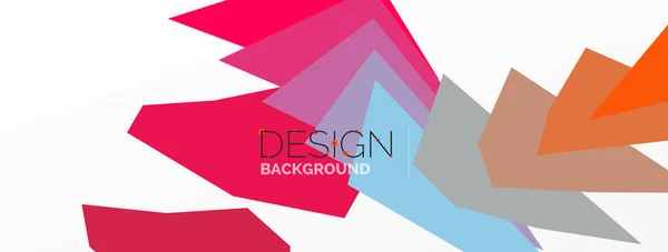 Fondo Formas Geométricas Creativas Composición Con Efecto Degradado Fondos Pantalla — Vector de stock