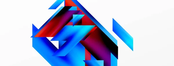 現代のトレンディーなミニマリスト抽象的な背景 幾何学模様のデザイン 3Dと影の効果 ベクターイラスト — ストックベクタ