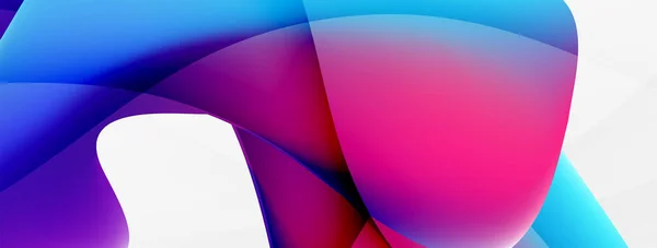 Abstract Background Fluid Gradient Color Wave Template Wallpaper Banner Background — 图库矢量图片