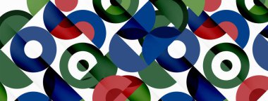 Renkli çember soyut arkaplan. Duvar kağıdı, afiş, sunum, arkaplan şablonu