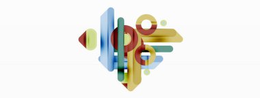 Yaratıcı geometrik duvar kağıdı. Asgari çizgiler ve daireler. Duvar kağıdı, afiş, arkaplan veya iniş için moda tekno iş şablonu