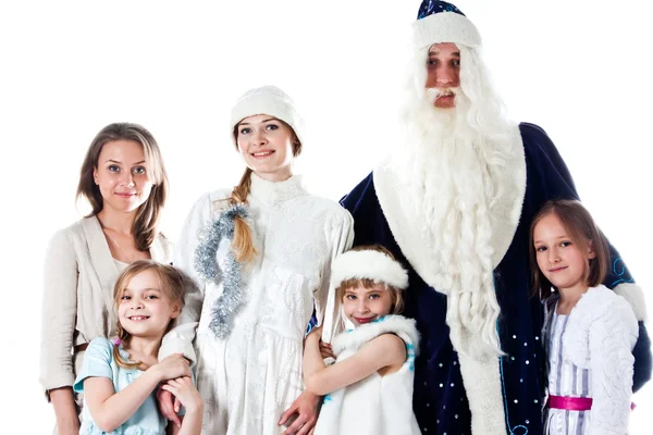 Bezoek santa claus — Stockfoto