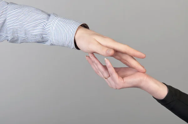 Mano a mano — Foto de Stock