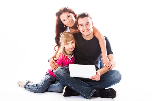 Glückliche Familie — Stockfoto